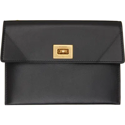Balenciaga Black Rodeo Card Holder In 1000 Black