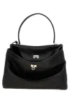 Balenciaga Black Rodeo Medium Satchel In Black