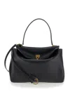 Balenciaga Rodeo Small Leather Top Handle Bag In Black