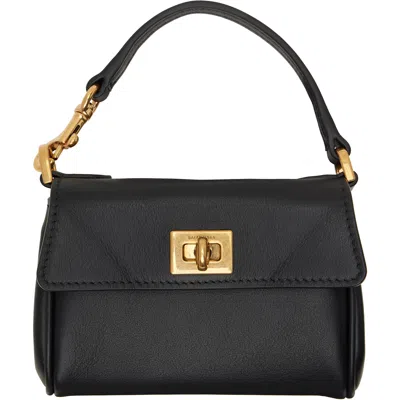 Balenciaga Black Rodeo Micro Bag Charm In 1000 Black