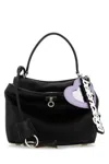 Balenciaga Mini Leather Rodeo Handbag In Black