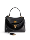 Balenciaga Mini Rodeo Leather Top Handle Bag In Black