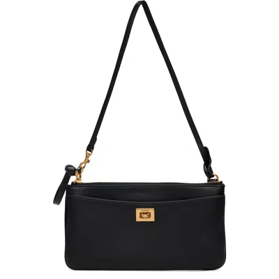 Balenciaga Black Rodeo Phone Pouch Bag In 1000 Black