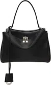 Balenciaga Rodeo Small Grained Leather Top-handle Bag In Black