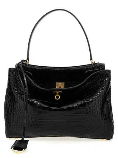 Balenciaga Black Rodeo Tote Bag