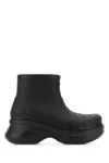 BALENCIAGA BALENCIAGA BLACK RUBBER BALENCIAGA X CROCSÂ„¢ ANKLE BOOTS