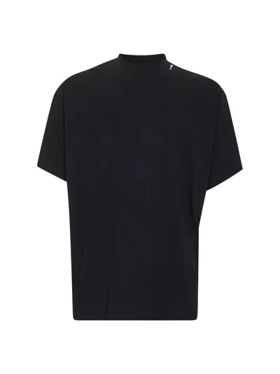 Balenciaga Black Security Tape Logo Oversize T-shirt