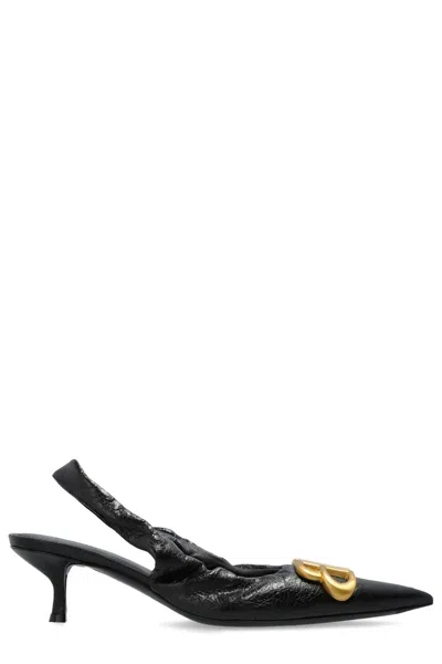Balenciaga Black Shoes With Heel