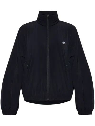 BALENCIAGA BLACK SHRUNK WINDBREAKER JACKET