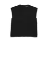 Balenciaga Sleeveless Silk Jacquard Top In Black
