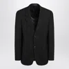 Balenciaga Long Sleeve Single Breasted Tailored Jacket In Black