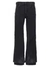 Balenciaga 'alpine' Denim Trousers With Front And Back Pockets In Black