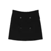 Balenciaga Skirts With Belt Loops And Front Pockets In Black