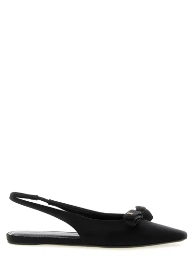 Balenciaga Black Slingback Ballet Flats