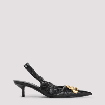 BALENCIAGA BLACK SLINGBACK HEELS
