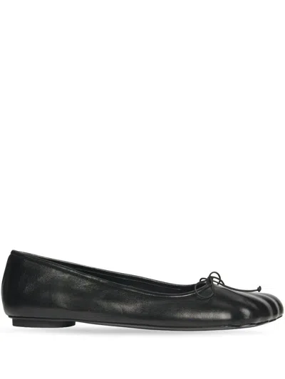 Balenciaga Black Slip On Ballet Flats