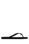 Balenciaga Slippers Infradito In Gomma Nera  Uomo In Black