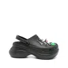 Balenciaga Black Crocs Jibbitz Clogs In Black