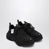 Balenciaga Triple S Sporty Low-top Sneakers In Black