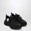 Balenciaga Triple S Sporty Low-top Sneakers In Black