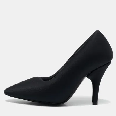 Pre-owned Balenciaga Black Spandex Xl Pumps Size 39