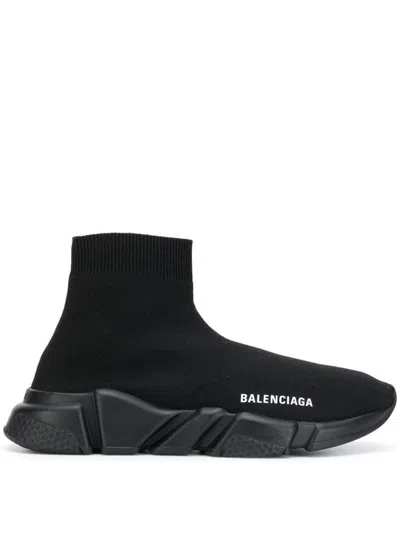 BALENCIAGA WOMEN BLACK SPEED SNEAKERS, 7.5 LUXURY SNEAKERS FOR WOMEN DARVEYS