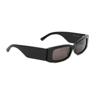 Balenciaga Black Squared Sunglasses