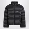 Balenciaga Black Standard Technical Fabric Down Jacket Men In Black