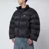Balenciaga Black Standard Technical Fabric Down Jacket Men In Black