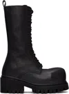 Balenciaga Stomper Boots In Black