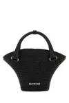 Balenciaga Women's Straw Mini Beach Handbag