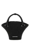 Balenciaga Women's Straw Mini Beach Handbag