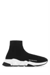 Balenciaga Speed Lt Logo-print Stretch-knit High-top Sneakers In Multicolor