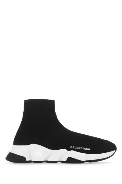 BALENCIAGA BLACK STRETCH NYLON SPEED SNEAKERS