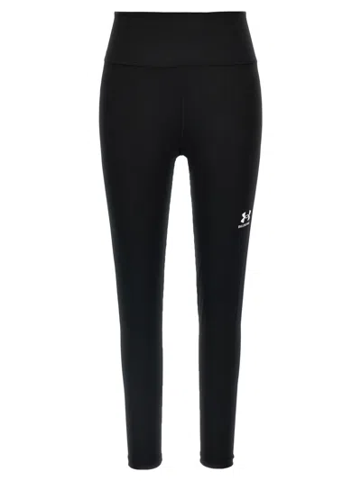 BALENCIAGA BLACK STRETCH POLYESTER LEGGINGS