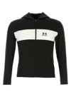 Balenciaga Black Stretch Polyester Sweatshirt In Black