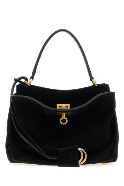 Balenciaga Black Suede Mini Rodeo Handbag Borse A Mano