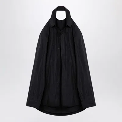 Balenciaga Black Suspended Shirt Effect Dress