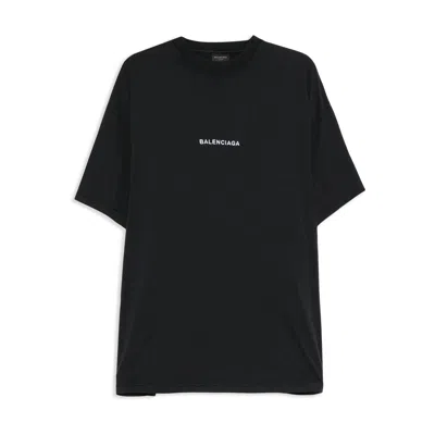 BALENCIAGA BALENCIAGA BLACK T-SHIRTS & VESTS - T-SHIRTS MEN