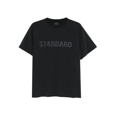 BALENCIAGA BALENCIAGA BLACK T-SHIRTS & VESTS - T-SHIRTS MEN