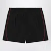 Balenciaga Rainbow Logo Elastic Waist Mesh Swim Shorts