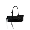 Balenciaga Shoulder Bag Le City East-west In Lambskin. In Black