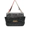 Balenciaga Printed Leather Medium Darling Shoulder Bag In Black