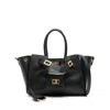 Balenciaga Carry All Bel Air Handbags Black In Black