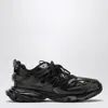 Balenciaga Track Rubber And Mesh Sneakers In Black