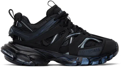 Balenciaga Black Track Sneakers In 1000 Faded Black