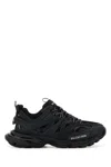 Balenciaga Black Track Sneakers In Black