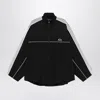 Balenciaga Oversized Striped Logo-embroidered Recycled-shell Track Jacket