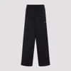 Balenciaga Relaxed Fit Black Wide-leg Trousers In Black