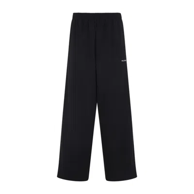 Balenciaga Relaxed Fit Black Wide-leg Trousers